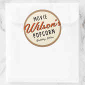 Popcorn Box Stickers ラウンドシール (バッグ)
