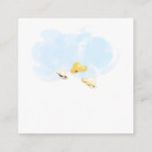  Popcorn Favor Card Thanks for Poppin By スクエア名刺 (裏面)