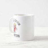 Popcorn Lover Camping Trip Sweet Popcorn Movie Nig コーヒーマグカップ (正面左)