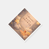 Popcorn Movie Magic Baby Shower スタンダードカクテルナプキン (角)