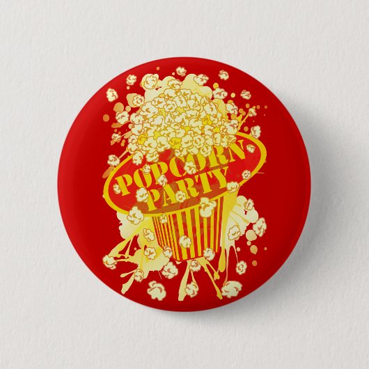 POPCORN_PARTY 缶バッジ (正面)