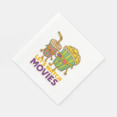 Popcorn & Soda Duo – Movie Night Vibes スタンダードランチョンナプキン (角)