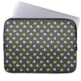 Popcorn Tablet Case (Dark Gray & Butter Yellow) ラップトップスリーブ