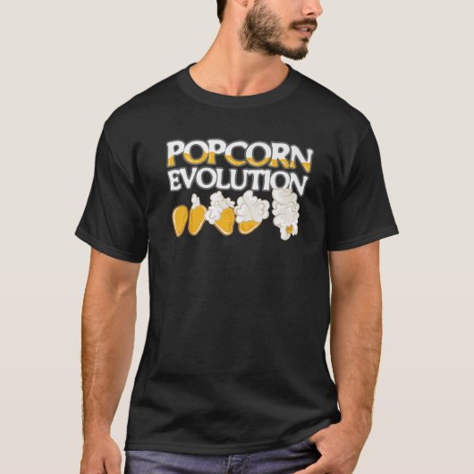 Popcorne Evolution Popconne Manaast Corne Kernel M Tシャツ (正面)
