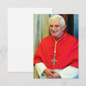 Pope Benedict XVI Defender of Tradition Holy Card サンキューカード (正面/裏面)