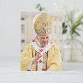 Pope Benedict XVI Holy Card サンキューカード (スタンド正面)