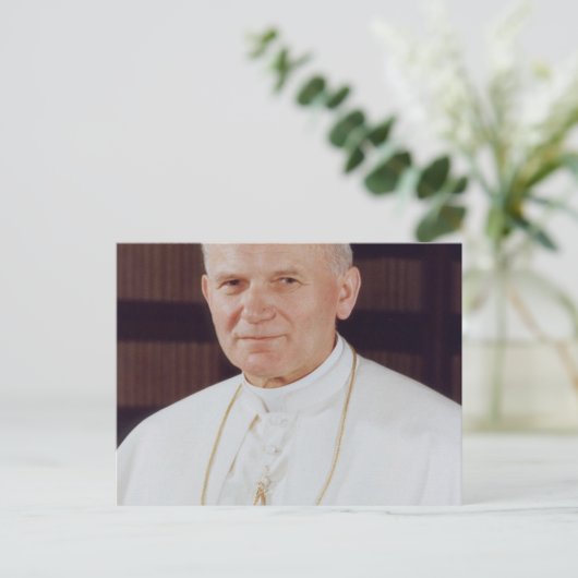 Pope John Paul II ポストカード (スタンド正面)