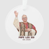 Pope Leo XIV Est 2025 Commemorative オーナメント (正面)