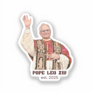 Pope Leo XIV Est 2025 Commemorative シール