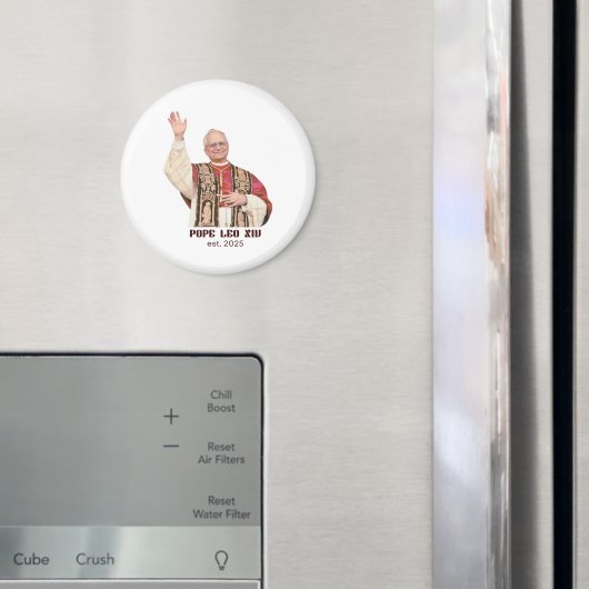Pope Leo XIV Est 2025 Commemorative マグネット (インサイチュ (冷蔵庫))