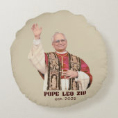Pope Leo XIV Est 2025 Commemorative ラウンドクッション (裏面)