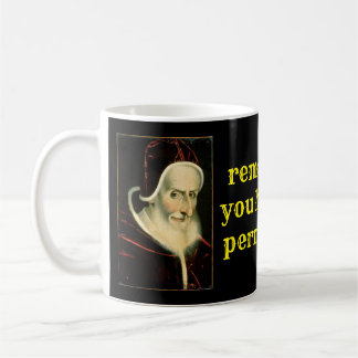 Pope Pius V Erlaubnis コーヒーマグカップ