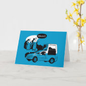 Popemobileに! 挨拶状 カード (黄色い花)