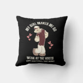 POPEYEおもしろいバレンタインデーの膝が弱い クッション (裏面)