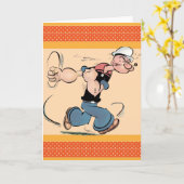 Popeyeグリーティングカード カード (黄色い花)