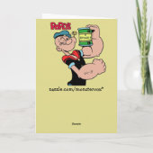 Popeyeグリーティングカード カード (裏面)