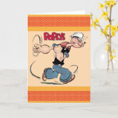 Popeyeグリーティングカード カード (黄色い花)