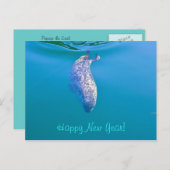 Popeyeシールの明けましておめでとうの郵便はがき シーズンポストカード (正面/裏面)