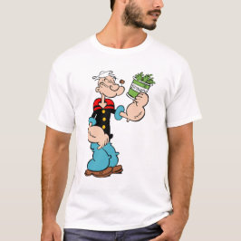 Popeye the Sailor with Spinach Tシャツ