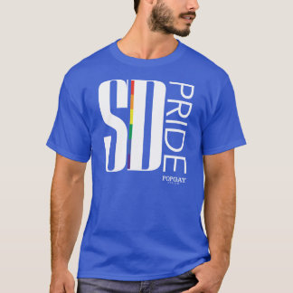 POPGAYのデザインのプライドのコレクション-サンディエゴ Tシャツ