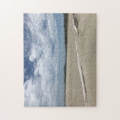 Pophamのビーチの漂わせた木 ジグソーパズル (縦)