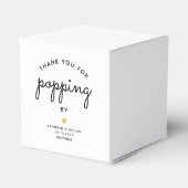 Poping By結婚式の引き出物・ボックス フェイバーボックス (裏面サイド)