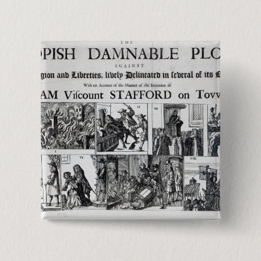 Popish Damnable 缶バッジ (正面)