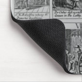 「Popish Plotを説明するハートのスーツ マウスパッド (コーナー)