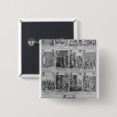 「Popish Plotを説明するハートのスーツ 缶バッジ (正面&裏面)