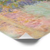 Poplars, impressionist landscape, Claude Monet ポスター (コーナー)