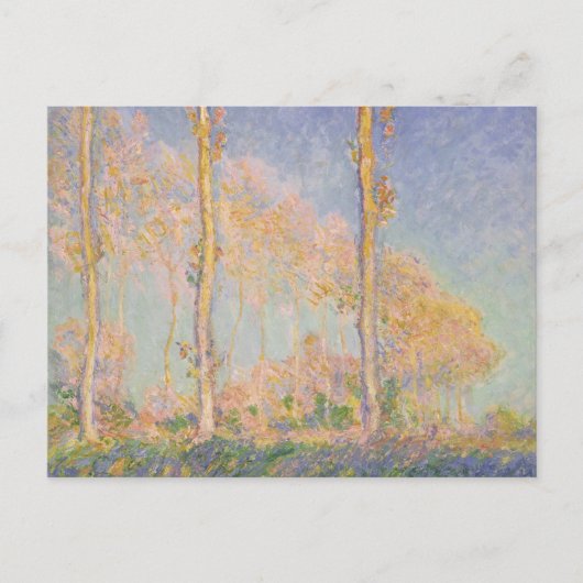 Poplars, impressionist landscape, Claude Monet ポストカード (正面)