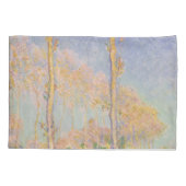 Poplars, impressionist landscape, Claude Monet 枕カバー (裏面)
