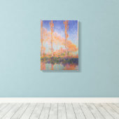 Poplars – Pappeln, Autumn – Claude Monet, 1891 キャンバスプリント (インサイチュ (ウッドフロア))
