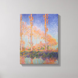 Poplars – Pappeln, Autumn – Claude Monet, 1891 キャンバスプリント