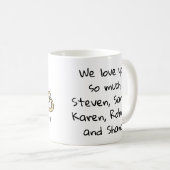 Popo Mug「あかPopo Since...」 コーヒーマグカップ (正面右)