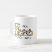 Popo Mug「あかPopo Since...」 コーヒーマグカップ (正面左)