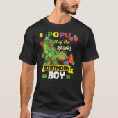 Popo of the Birthday Boy Dinosaur Celebration Grap Tシャツ (正面)