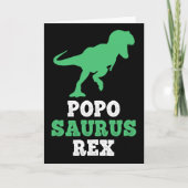 Popo-saurus Rex Dino Dinosaur Funny Poposaurus  カード (正面)