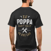 Poppaはそれを修正することができる Tシャツ (裏面)