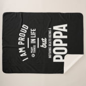 Poppa -誇りを持った人生の多くのもの シェルパブランケット (正面(横))