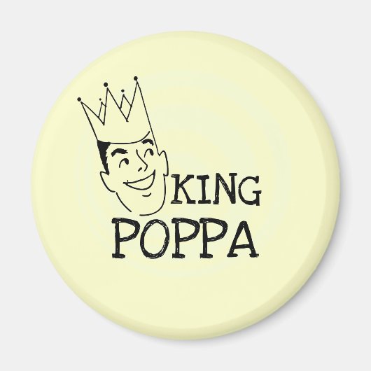 Poppa T-shirtsおよびギフト王 マグネット (正面)