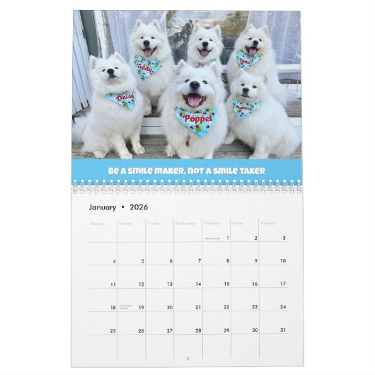 PoppetとWolfpack – 住む引用文 カレンダー (1月 2026)