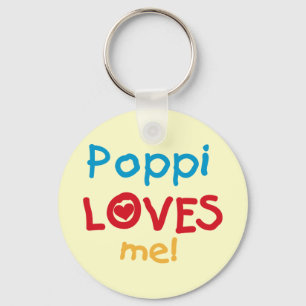Poppiが私のTシャツとギフトを大好き キーホルダー