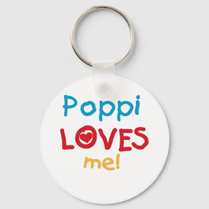 Poppiが私のTシャツとギフトを大好き キーホルダー