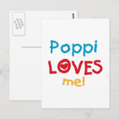 Poppiが私のTシャツとギフトを大好き ポストカード (正面/裏面)