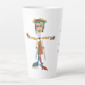 'Poppi' – 絶対に視力を失わないラテマグカップ カフェラテマグ (正面)