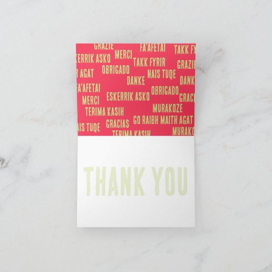 Poppies サンキューカード (内部)