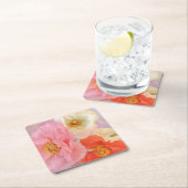 Poppies スクエアペーパーコースター (インサイチュ)