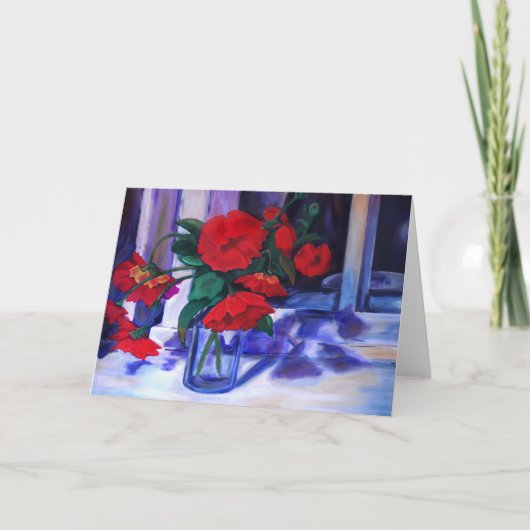 Poppies #1 Greeting Card カード (正面)