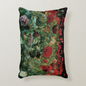Poppies by John Singer Sargent,ヴィンテージの花 アクセントクッション (正面(垂直))